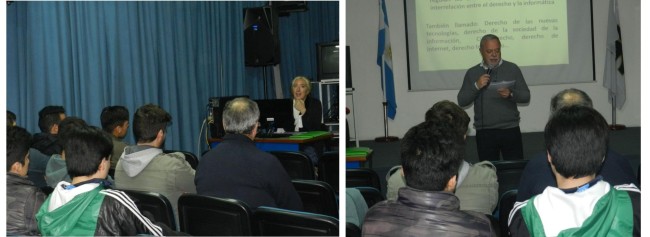 La Dra. María Victoria Flexas brindó la charla, tras la presentación del Ing. Marcelo Peyregne